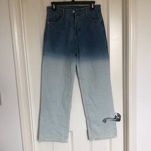 NWT OMBRÉ DENIM PANTS